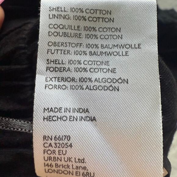 FREE PEOPLE Tavi Crochet Maxi Skirt Black 100% Cotton Boho Festival Beachy XS - Picture 7 of 8